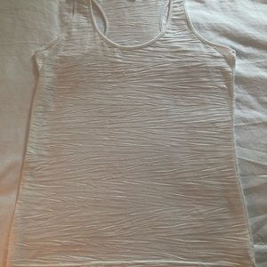 White Calvin Klein reaching back top